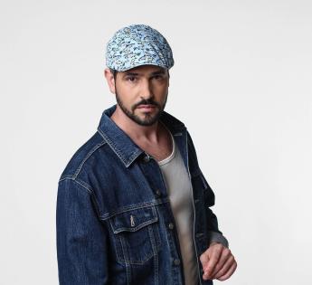 casquette poisson été Texas Allover Fish Flat Cap