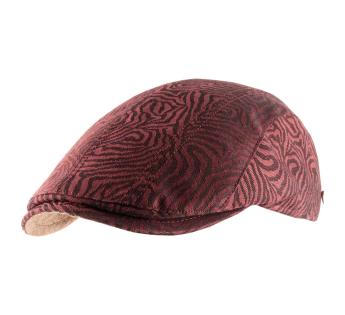 Casquette bordeaux John Zebra