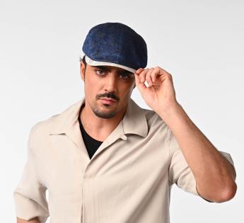 Casquette plate denim Mirco