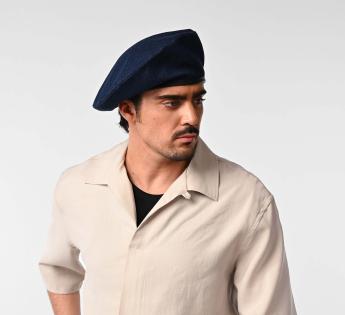 Béret en lin français Le Lumière