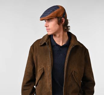 Casquette laine et suède Augusto