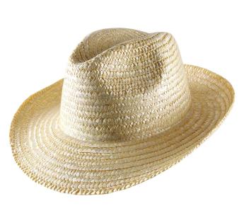 chapeau paille Nude Fedora Straw