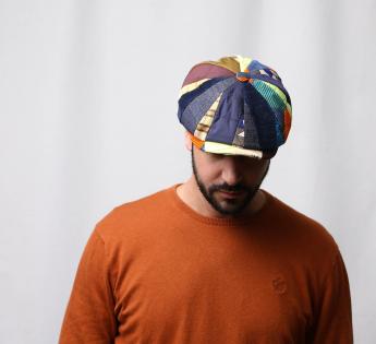 Beret patchwork hiver Kioto 3