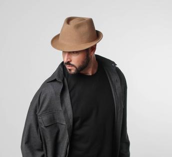 chapeau trilby feutre lapin Lucas Luxe