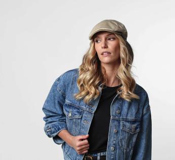 Casquette plate coton Marcello