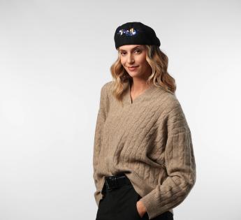 Casquette plate laine Andy