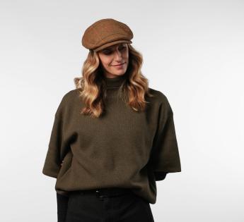 Casquette plate tweed Brivido