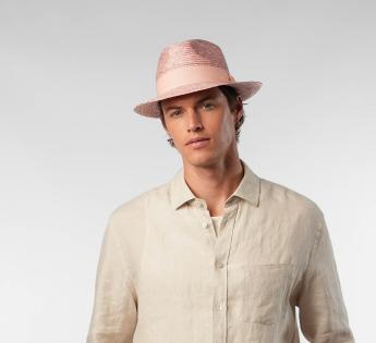 fedora paille fine Classic Straw Fedora 
