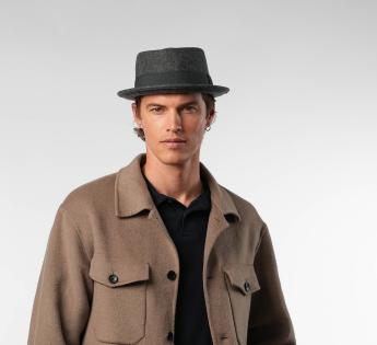 Chapeau Porkpie Noir Naxon