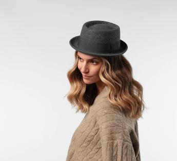 Chapeau Porkpie Noir Naxon