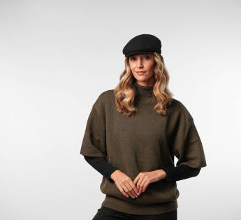 Casquette plate laine Andy