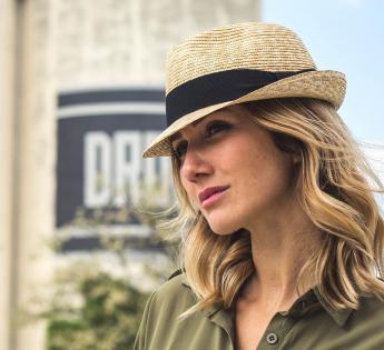 Trilby paille fine Classic Straw Trilby